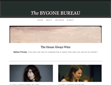 Tablet Screenshot of bygonebureau.com